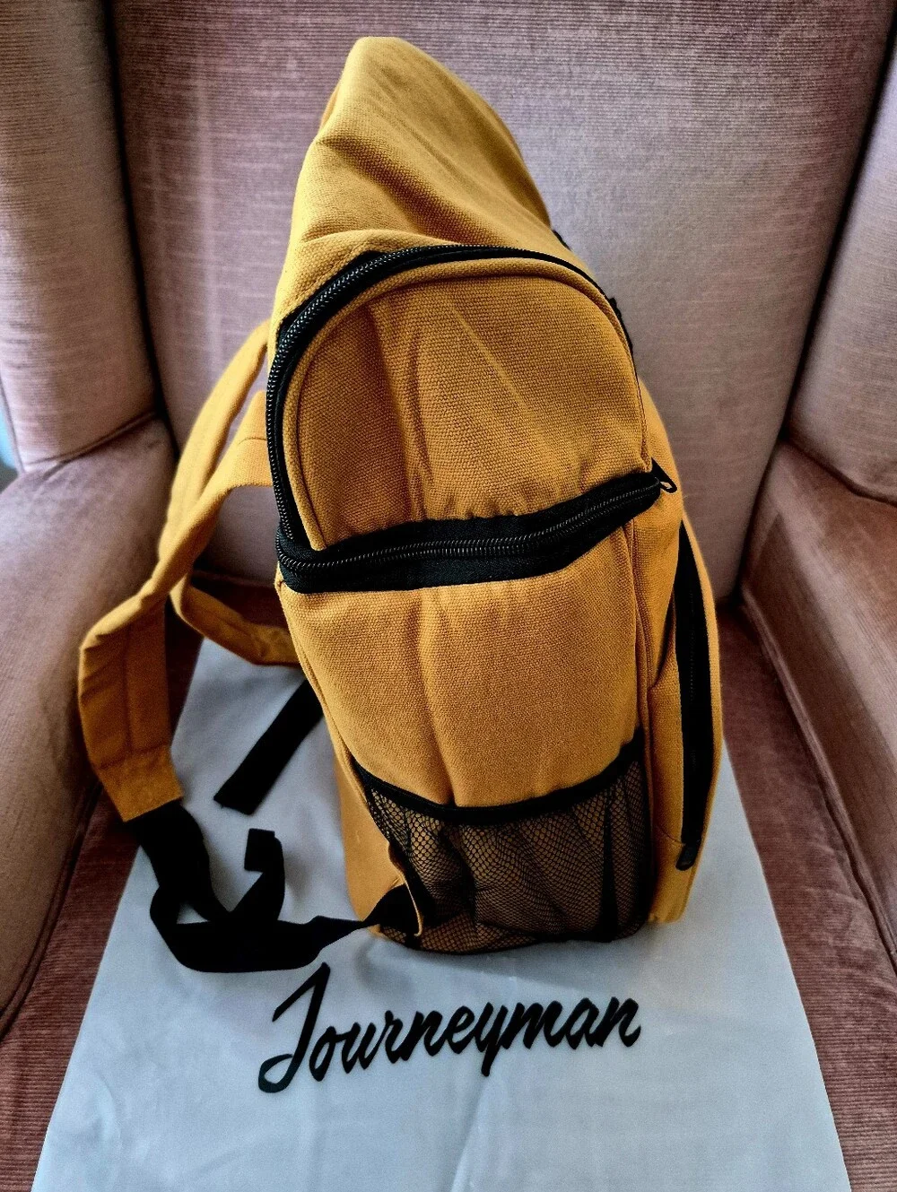 NWOT Journeyman Mustard Canvas Cooler Backpack